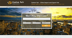 Desktop Screenshot of cantonfair.org